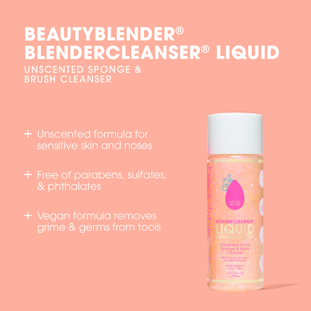 Blendercleanser® Liquid Limited Edition Sponge & Brush Cleanser.