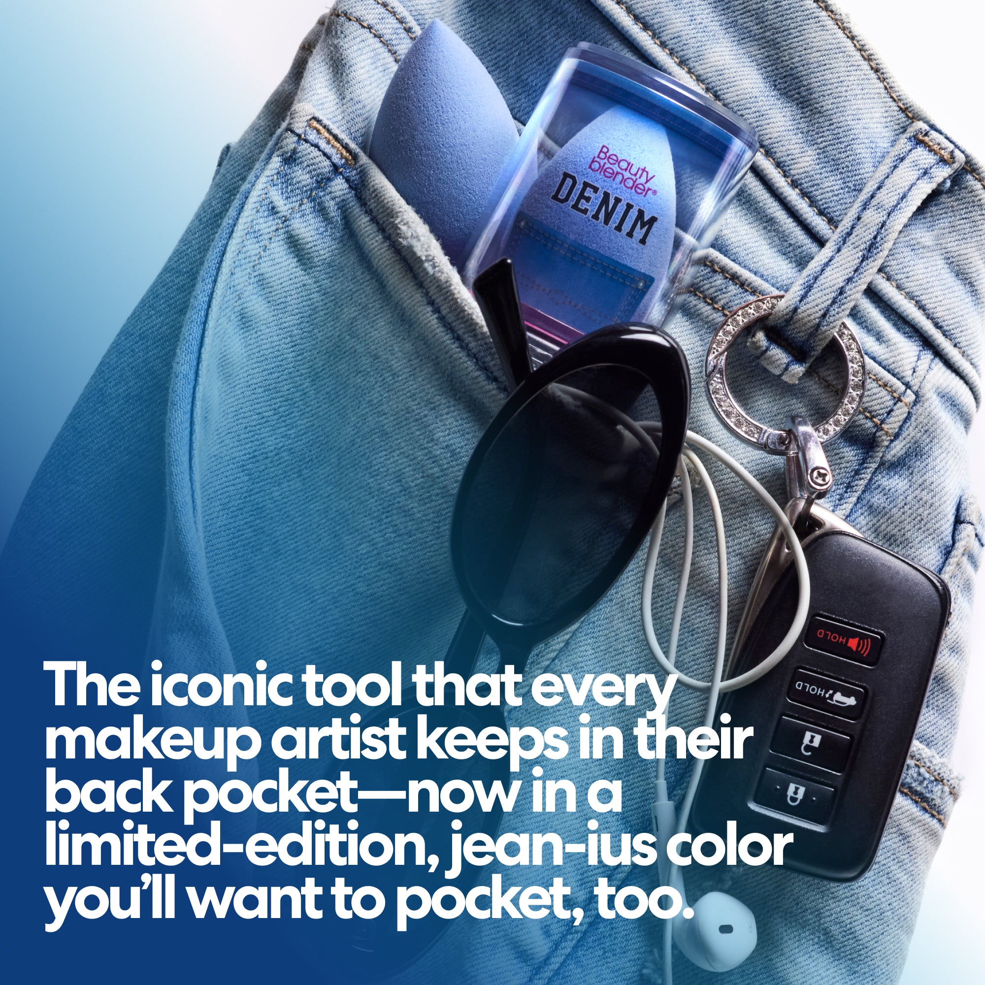 The iconic tool that every makeup artist keeps in their back pocket--now in a limited-edition, jean-ius color you'll want to pocket, too.