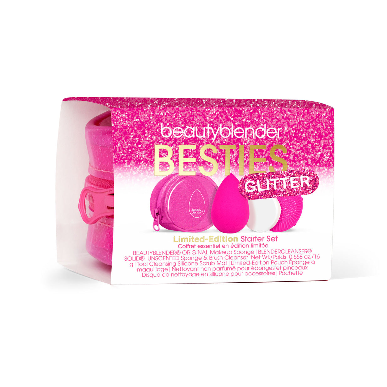 Besties Glitter Blend & Cleanse 4-Piece Starter Set