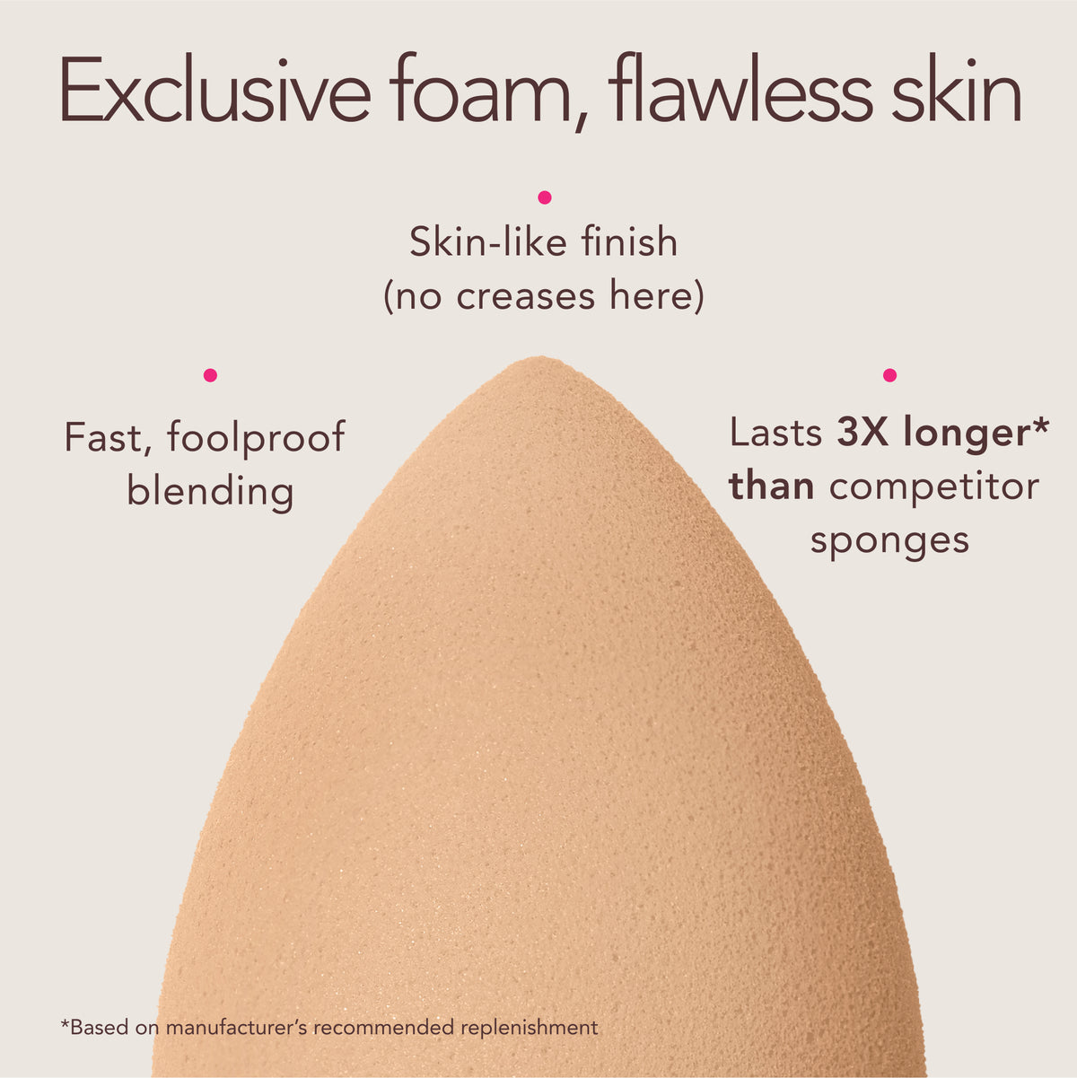 Nude Makeup Sponge view 2