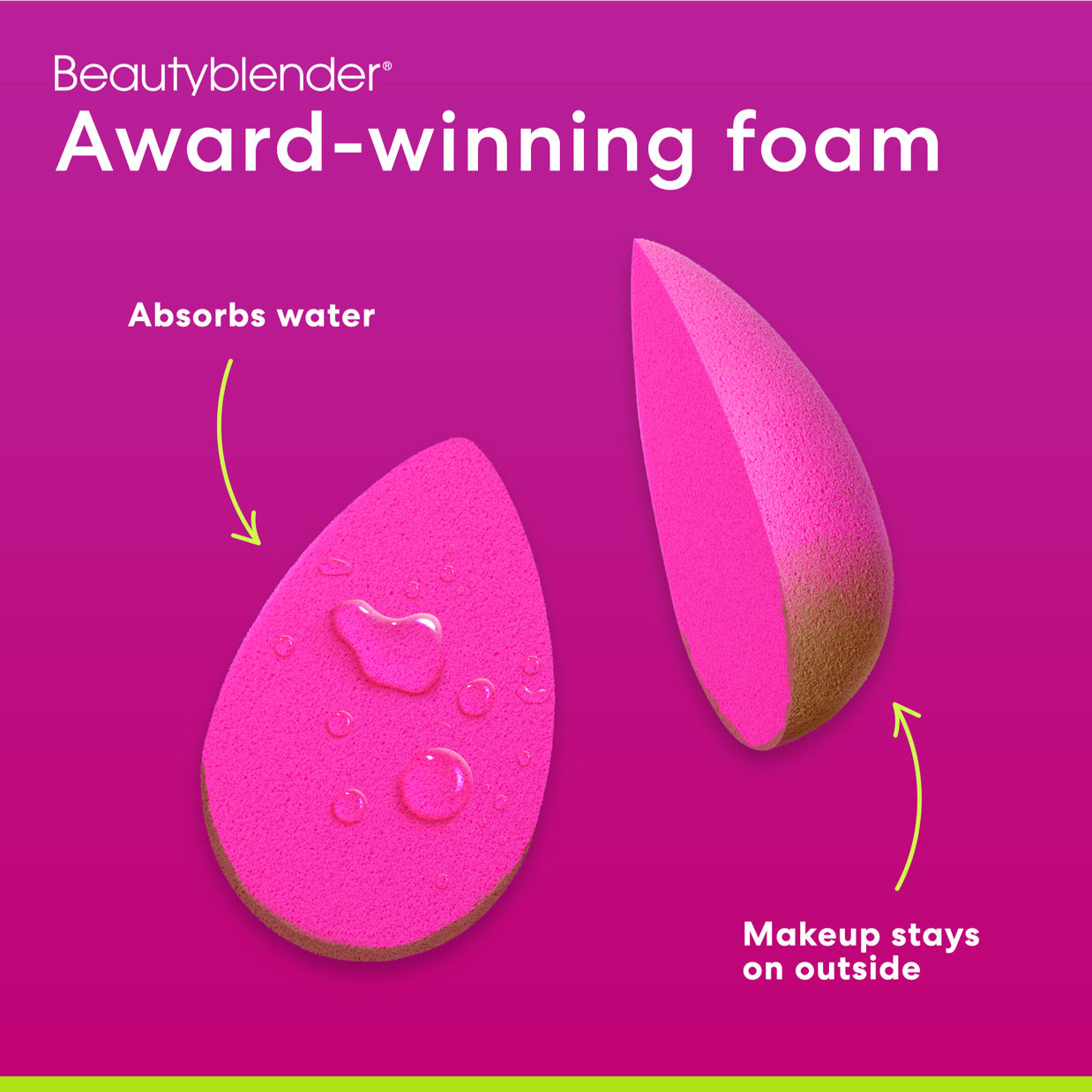 Award winning makeup sponge