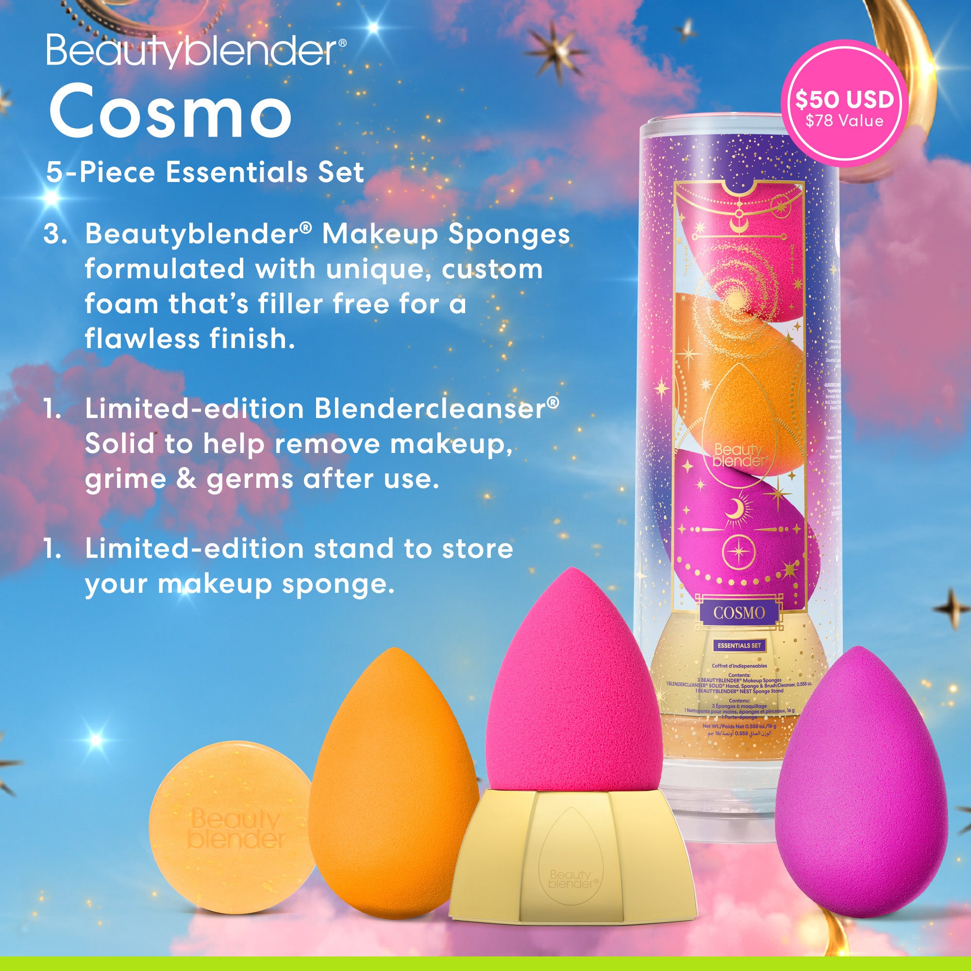Cosmo 5-Piece Essentials Set