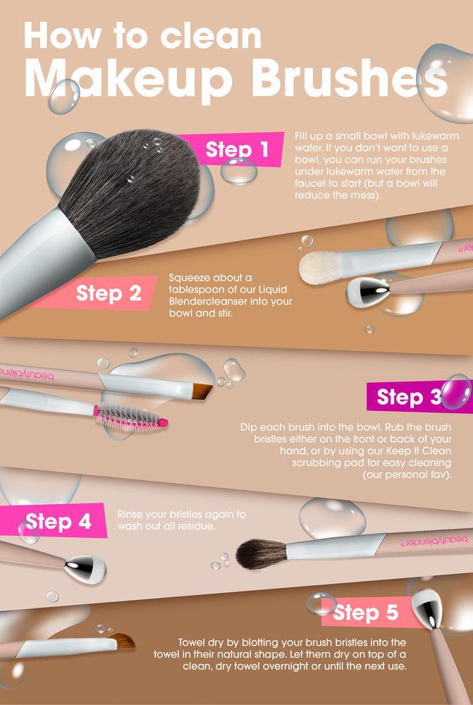 How To Clean Makeup Brushes The Right