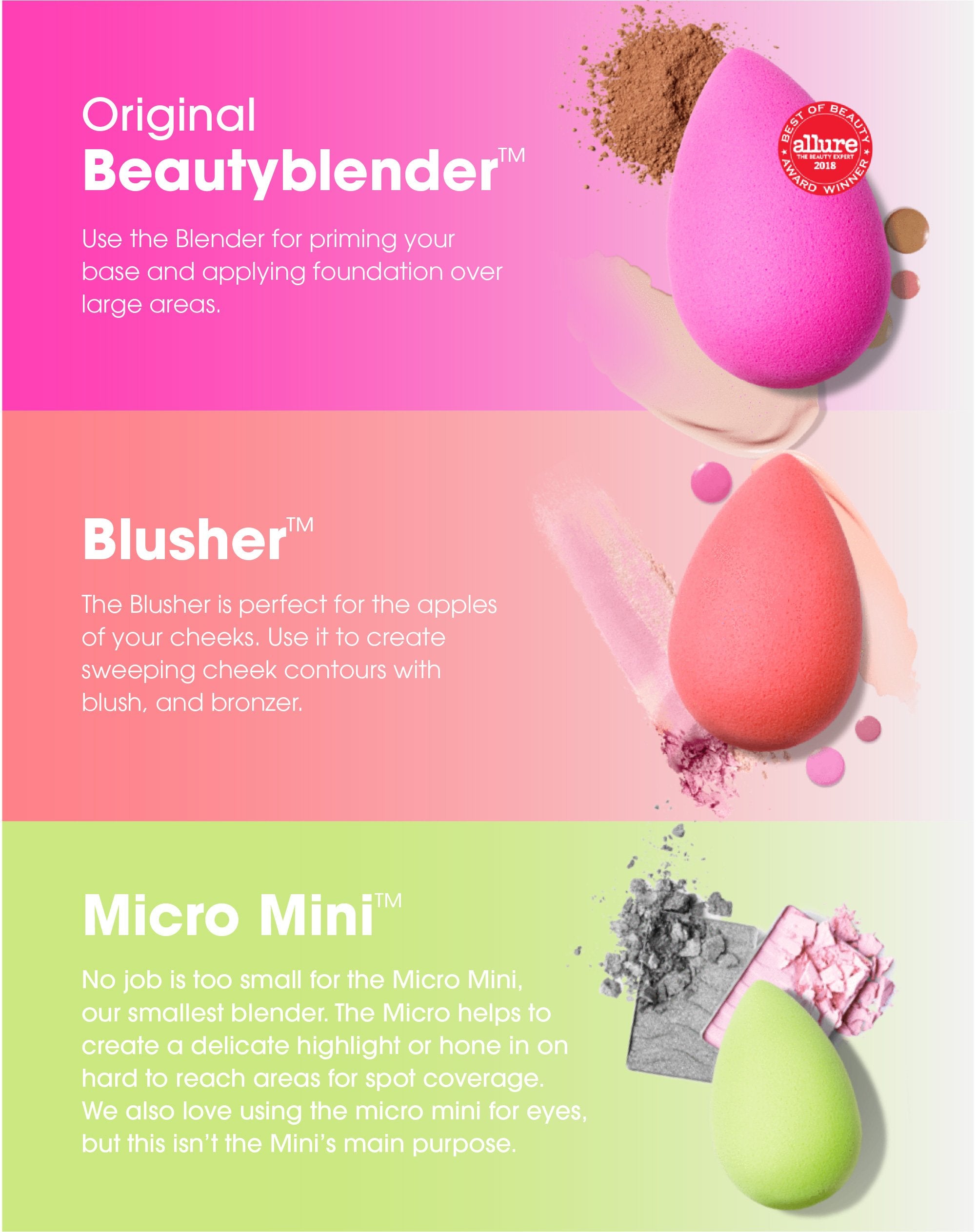 3 Step Guide To Picking The Right Makeup Sponge Size