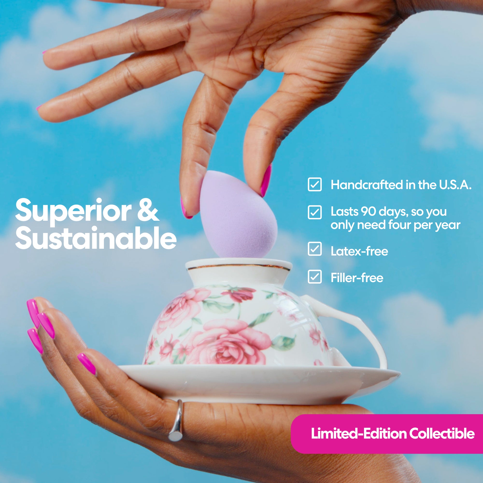 Beautyblender® High Tea Limited-Edition Makeup Sponge