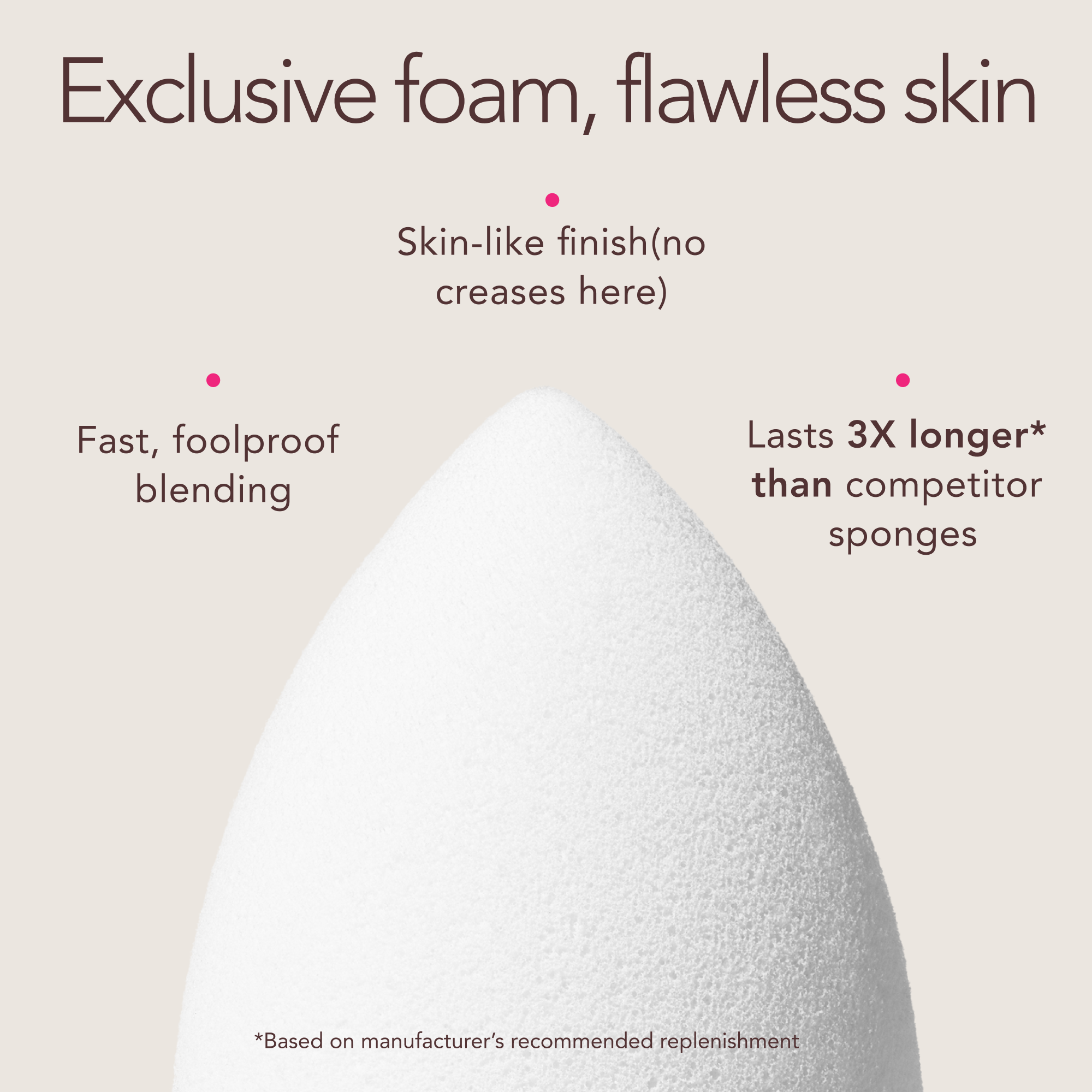 New Beautyblender® Bio Pure Makeup Sponge