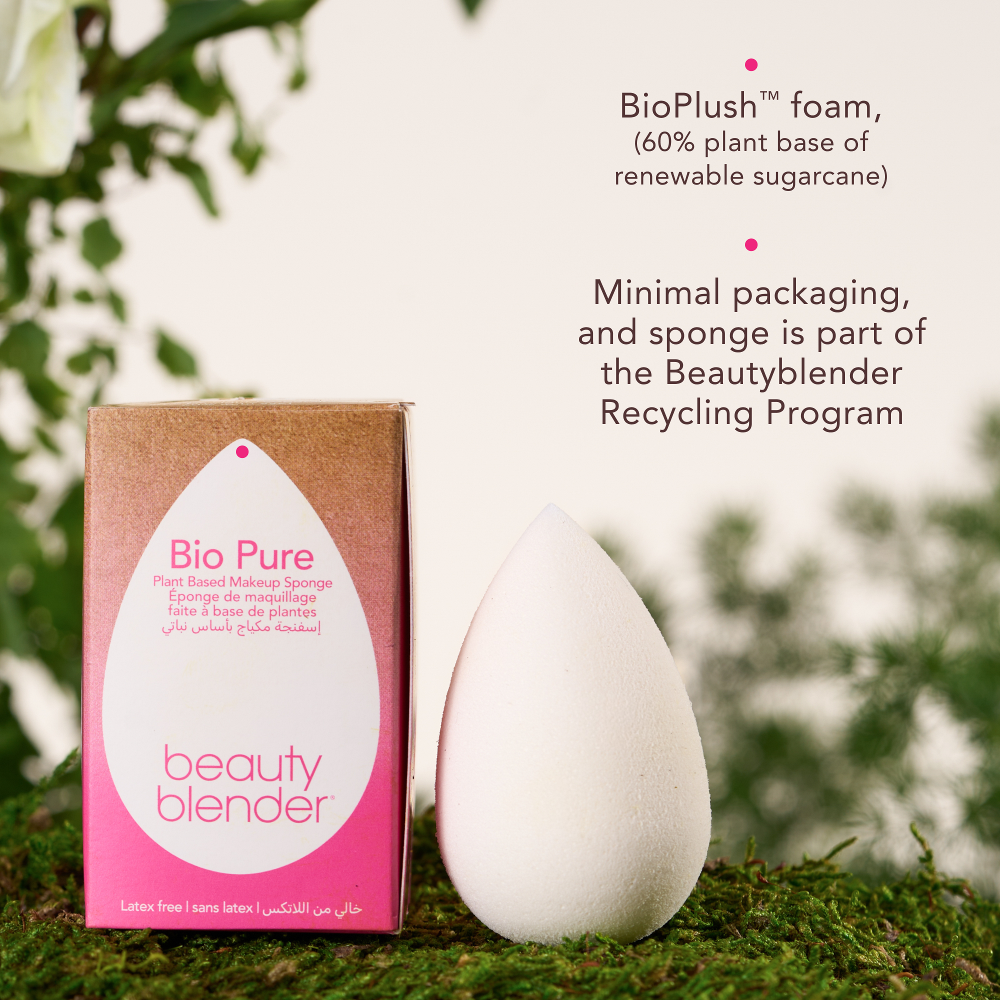 New Beautyblender® Bio Pure Makeup Sponge