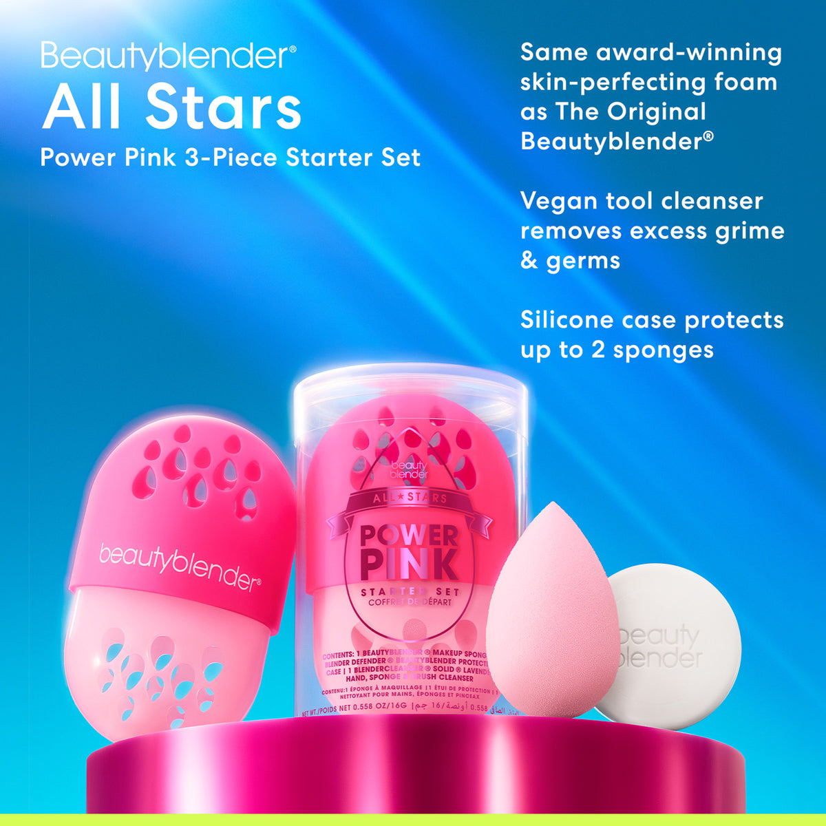 All-Stars Power Pink 3-Piece Starter Set.