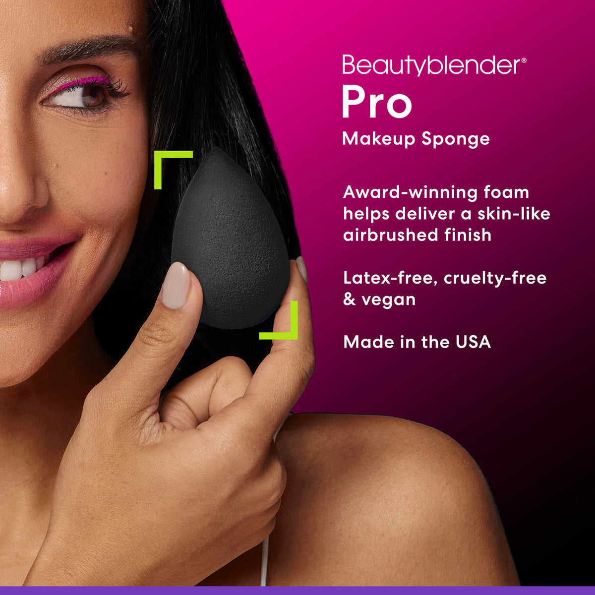 Beautyblender® Pro Makeup Sponge.