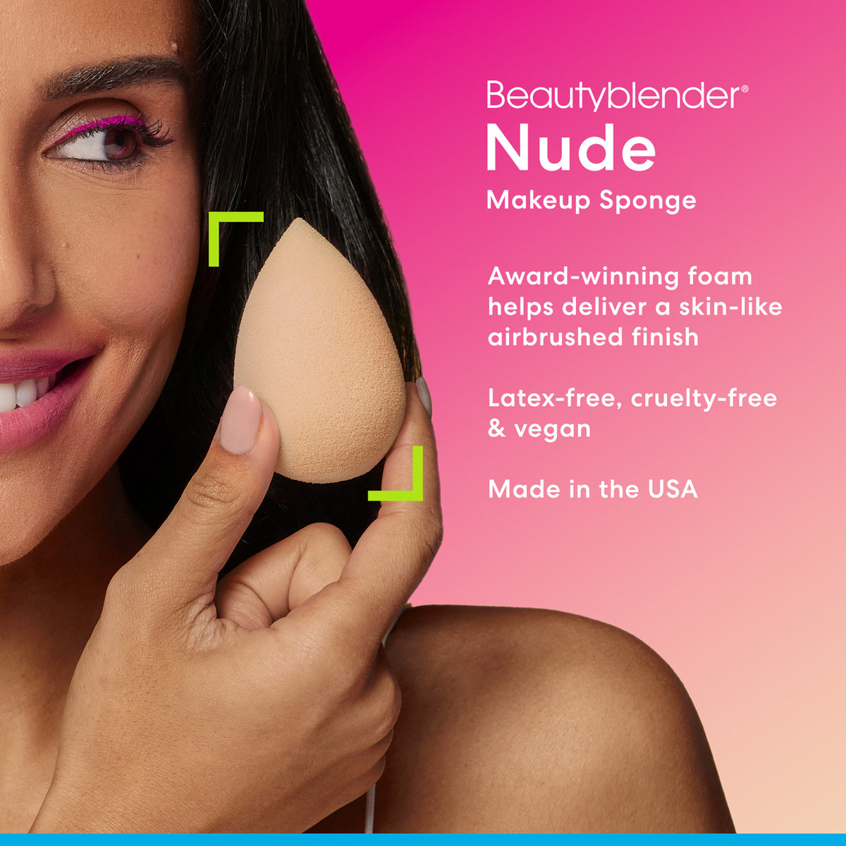 Beautyblender® Nude Makeup Sponge.