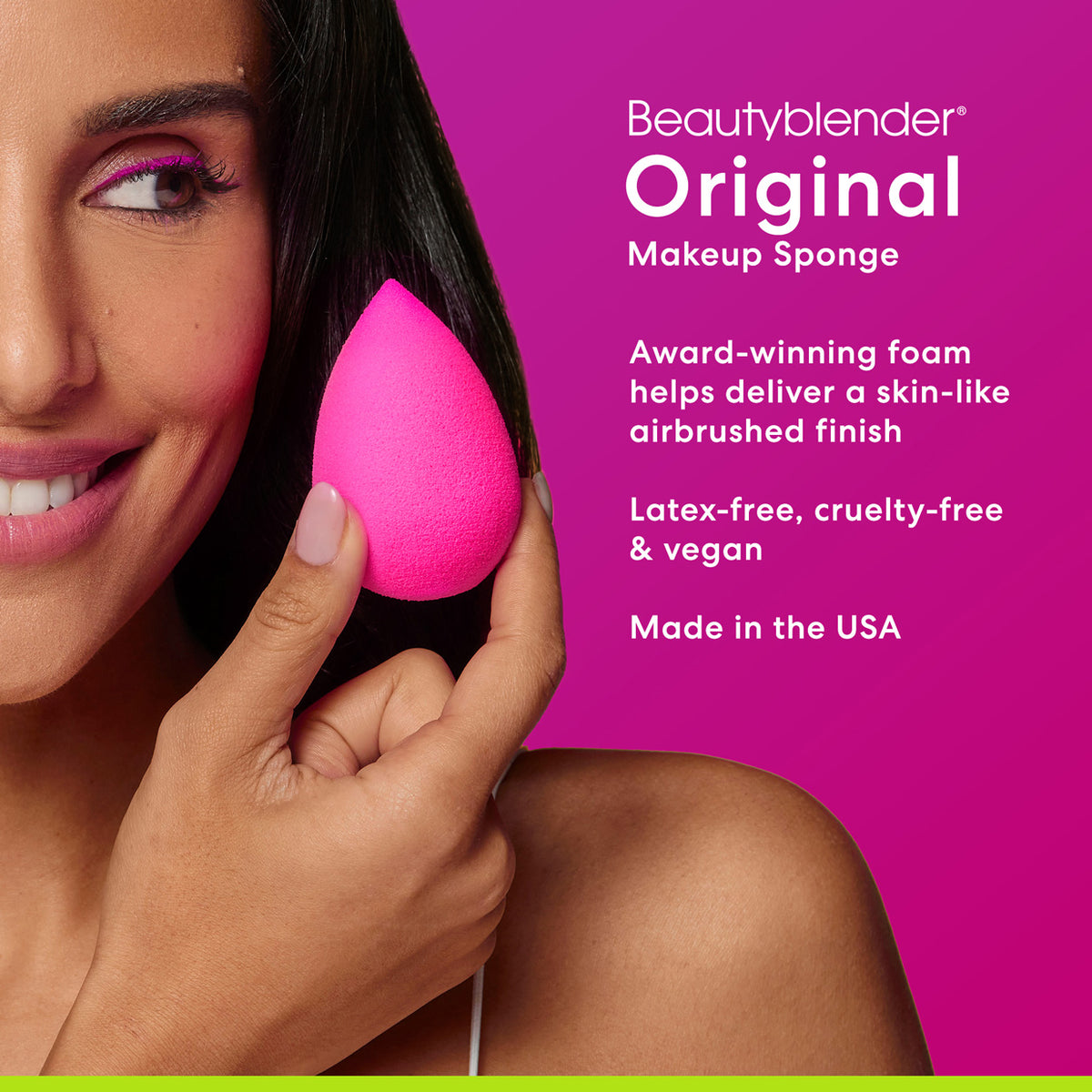Beautyblender® Original Makeup Sponge.