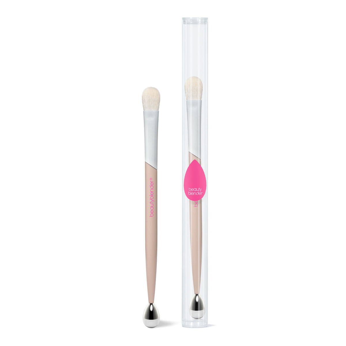 Shady Lady All-Over Eyeshadow Brush & Cooling Roller.