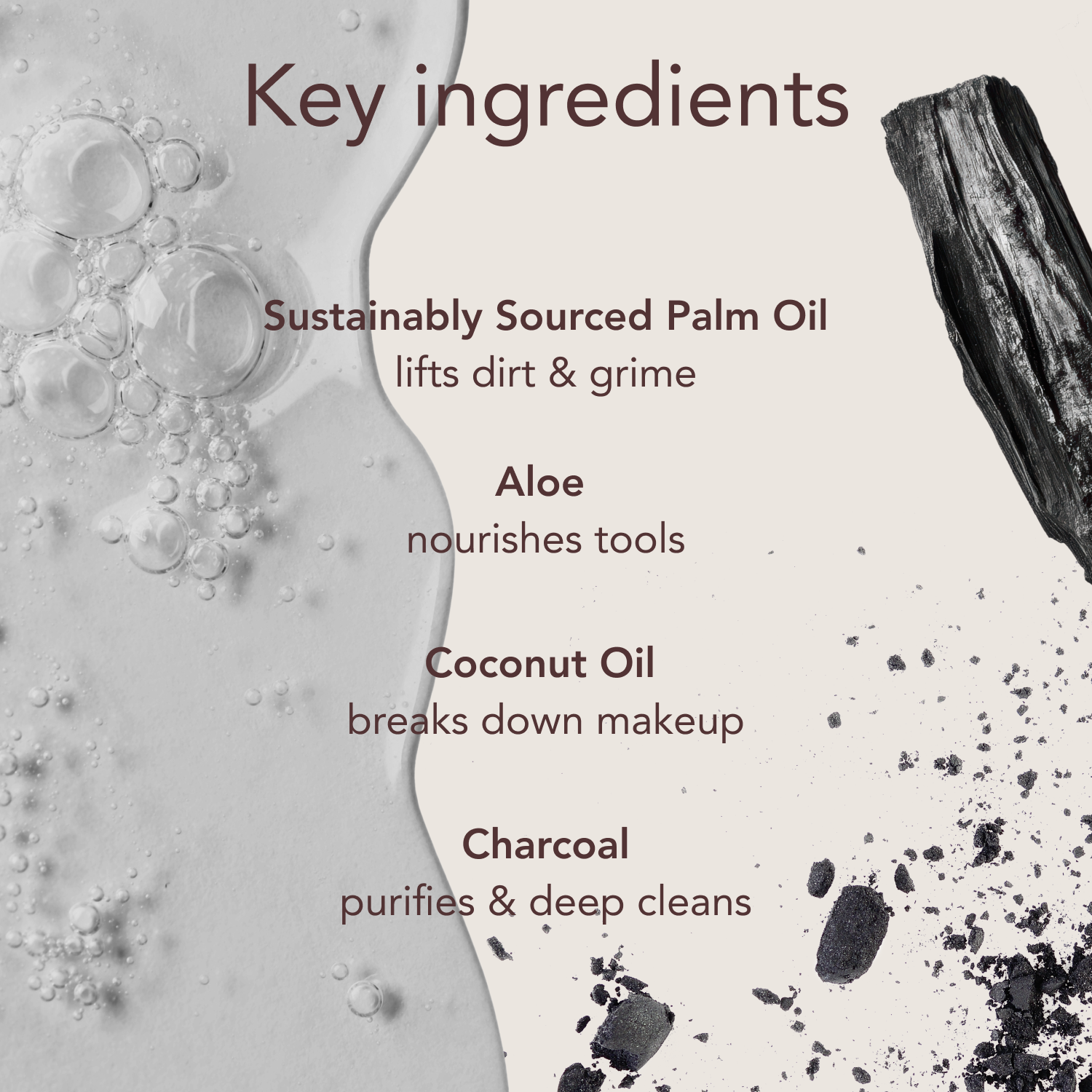 Blendercleanser® Liquid Charcoal Unscented Sponge & Brush Cleanser