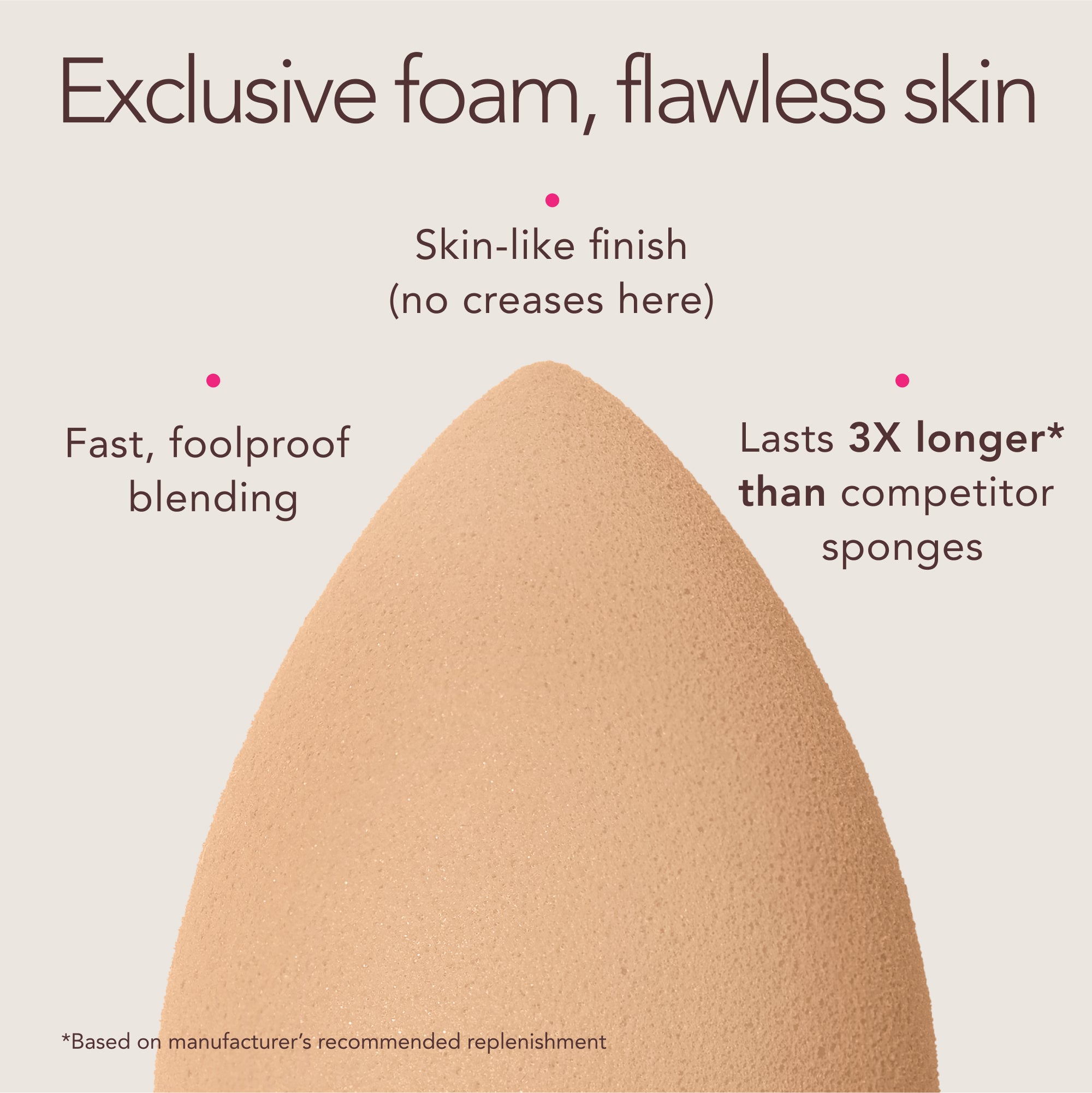 Beautyblender® Nude Makeup Sponge 3