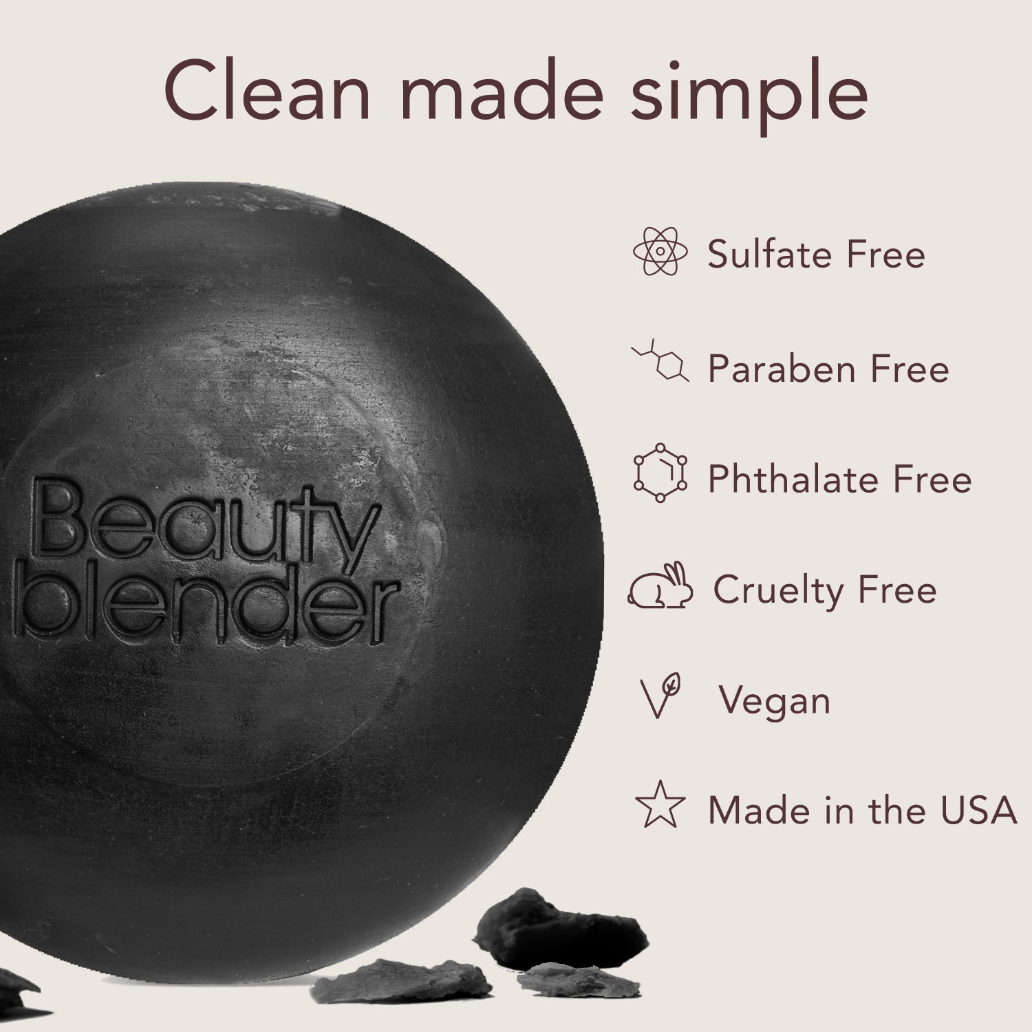Blendercleanser® Solid Charcoal Scented Sponge & Brush Cleanser view 13