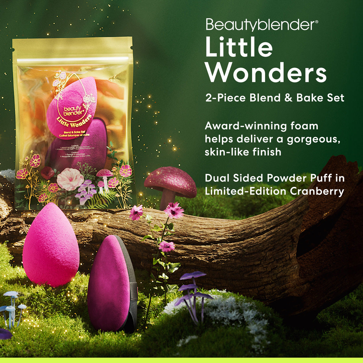 Little Wonders 2-Piece Blend & Bake Set: Powder Puff