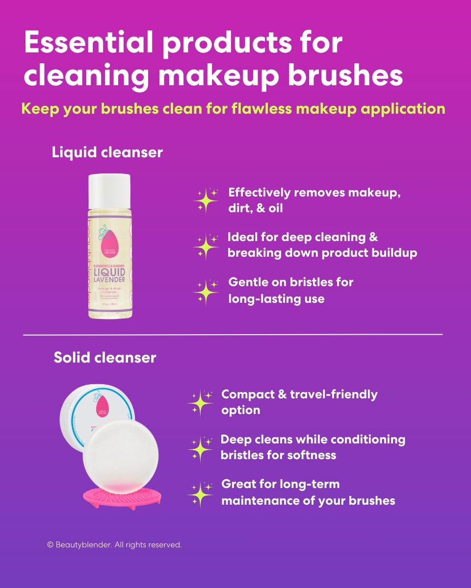 What do you need to clean your makeup brushes?