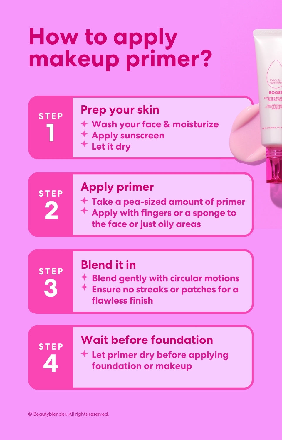 How to Apply Makeup Primer