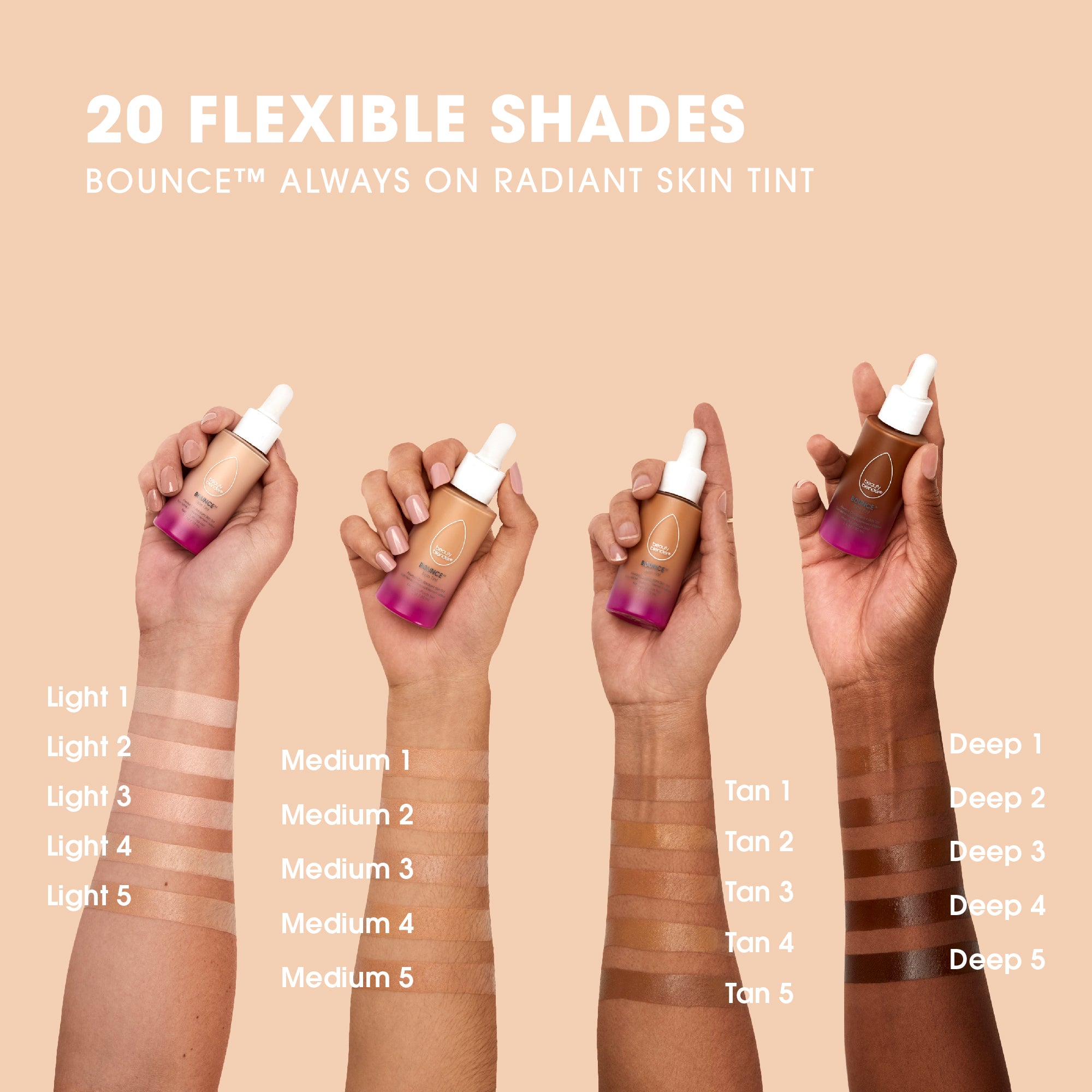 Light 3(beauty blender bounce skin tint)