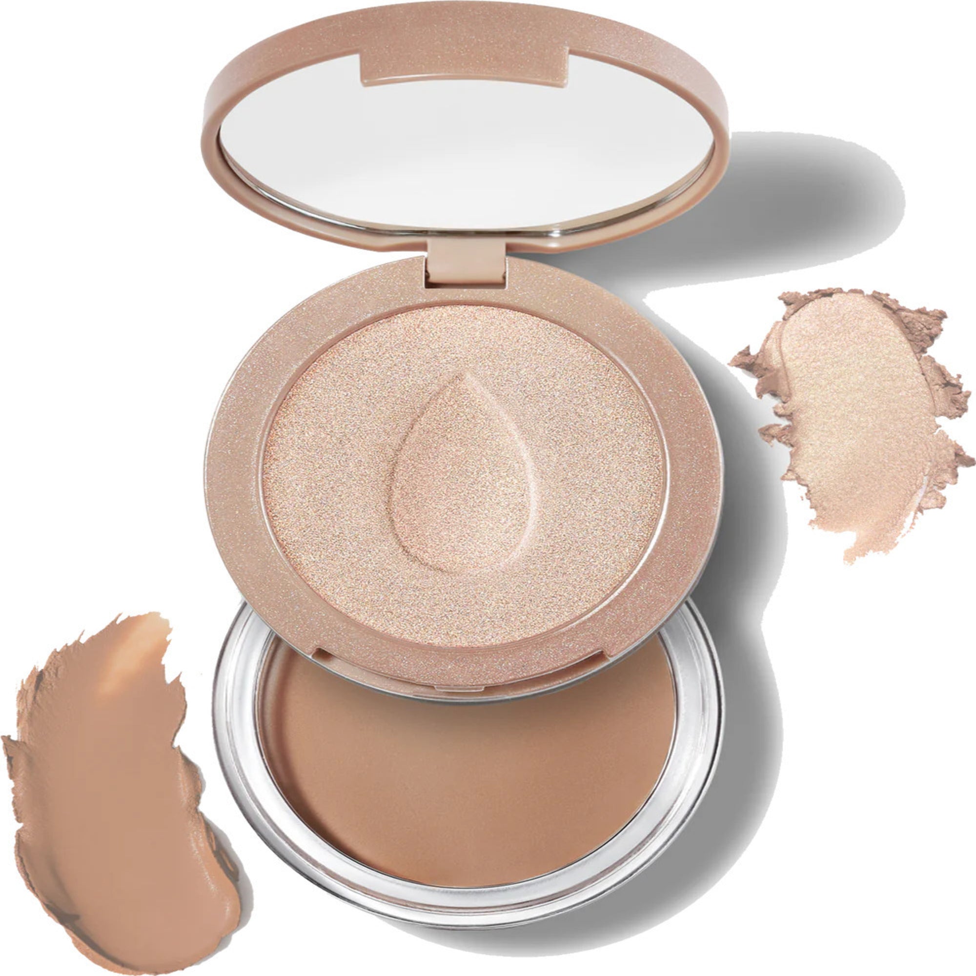 magic fit creamy bronzer & highlighter duo