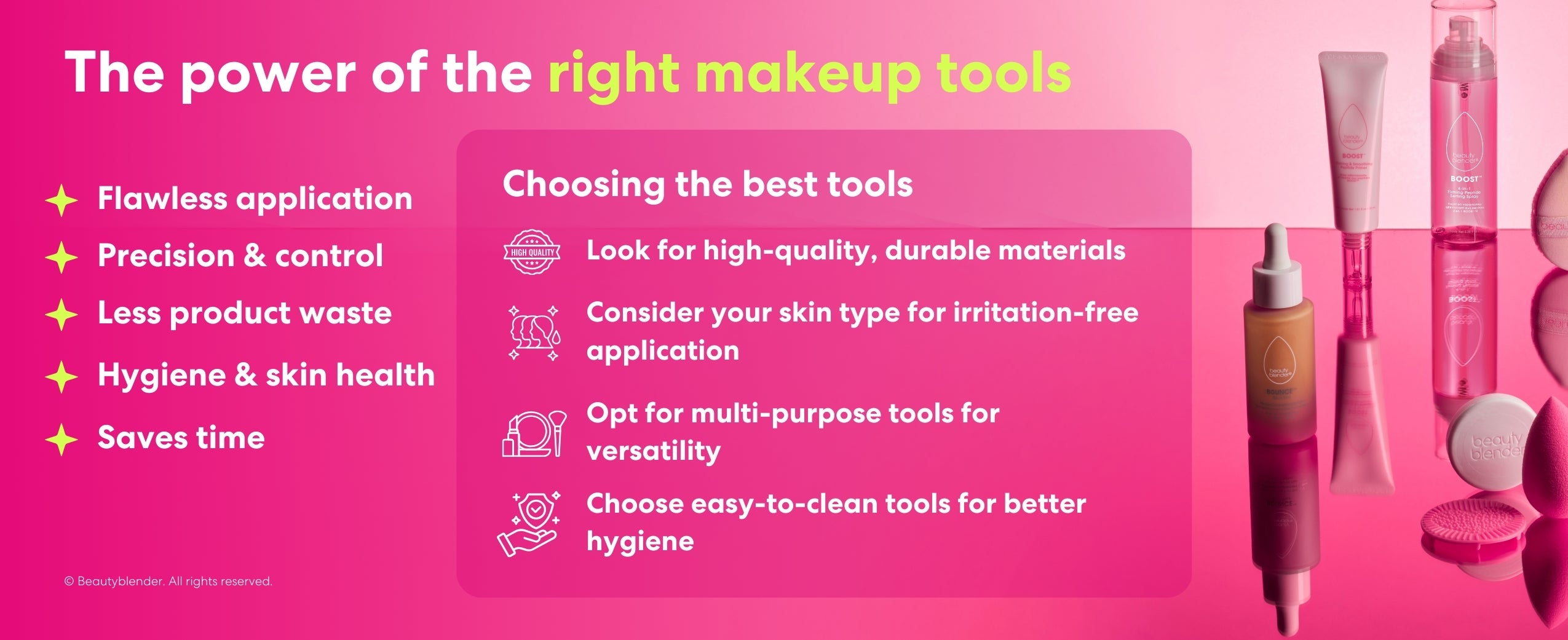 Choose the best makeup tool