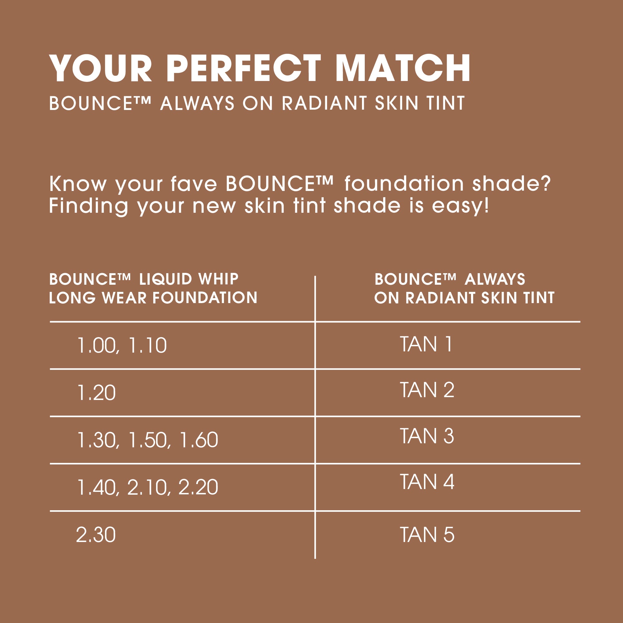 Tan 5(best skin tint)