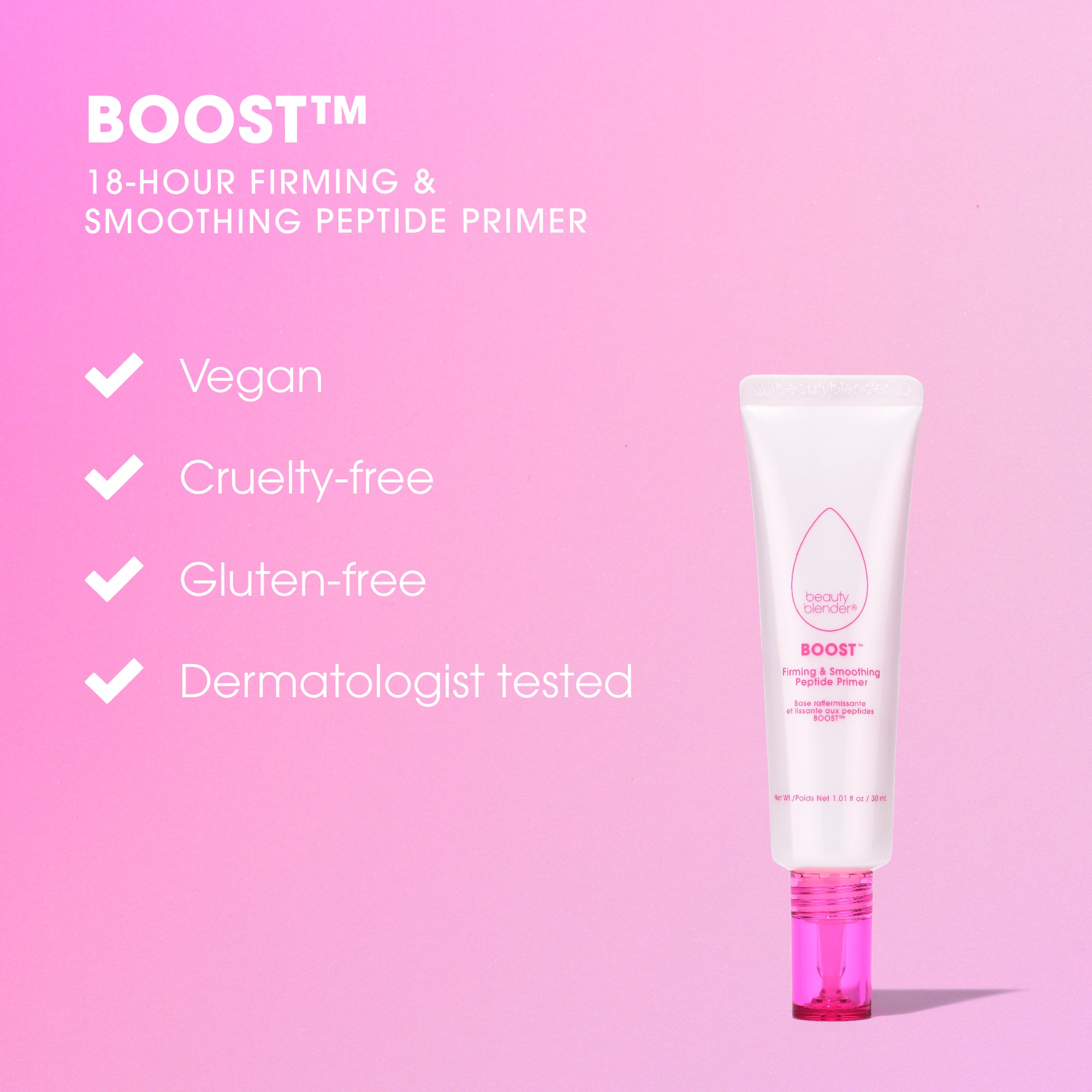 Boost™ 18-hour Firming & Smoothing Peptide + Ceramide Primer